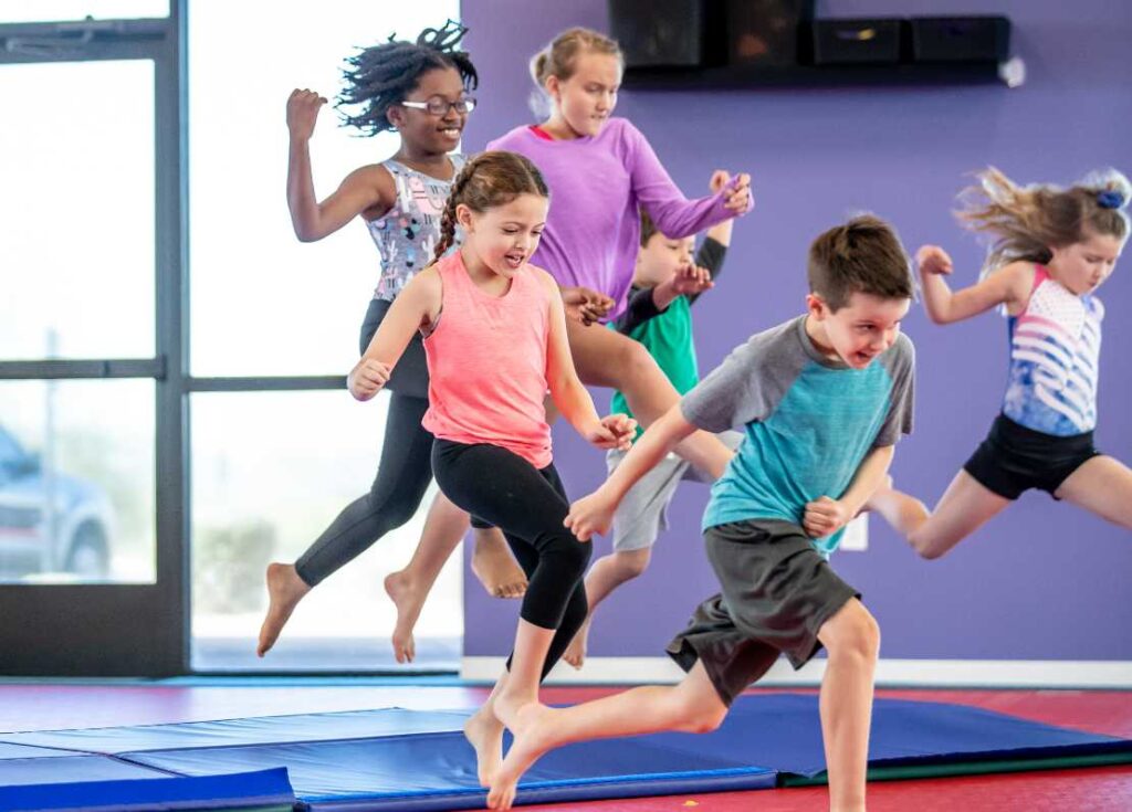 TheLittleGymJan2020-1030 kids running around at the little gym