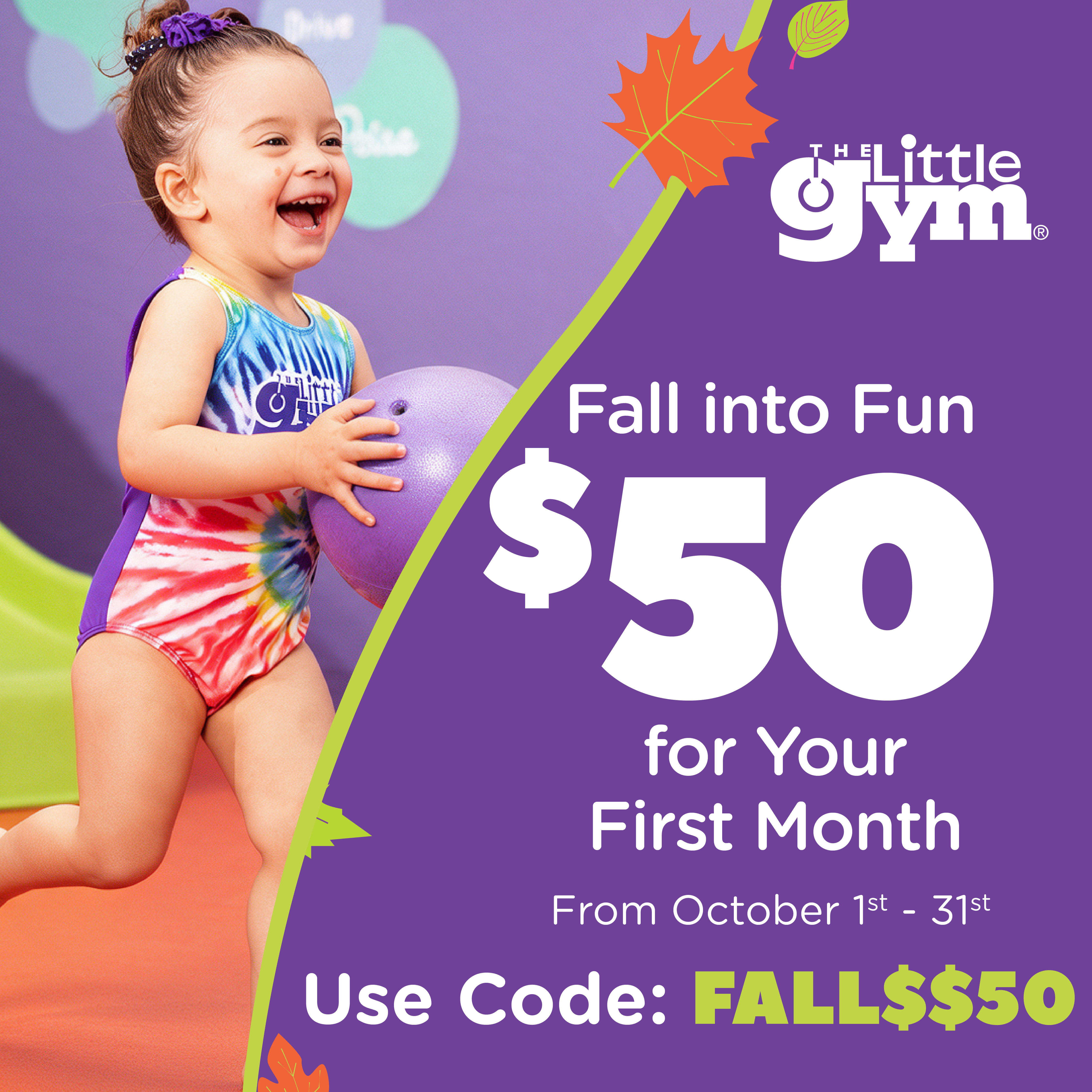 October FALL$$50 Membership